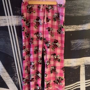 Disney Brand Pajama Pants, pink, Minnie Mouse print